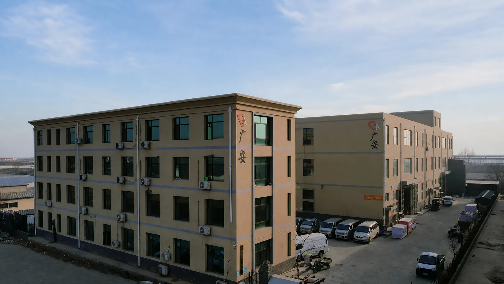 河北广安亚克力板材批发与加工工厂实景